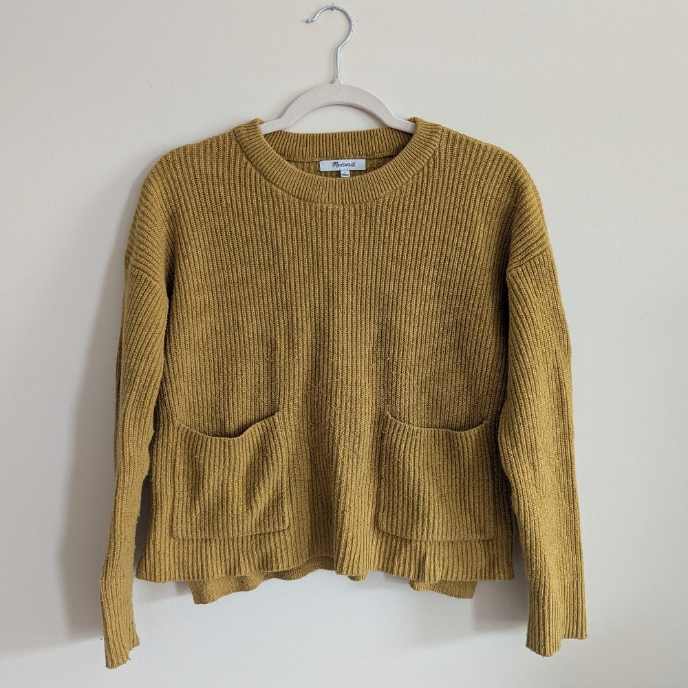 Madewell Patch Pocket Pullover Sweater